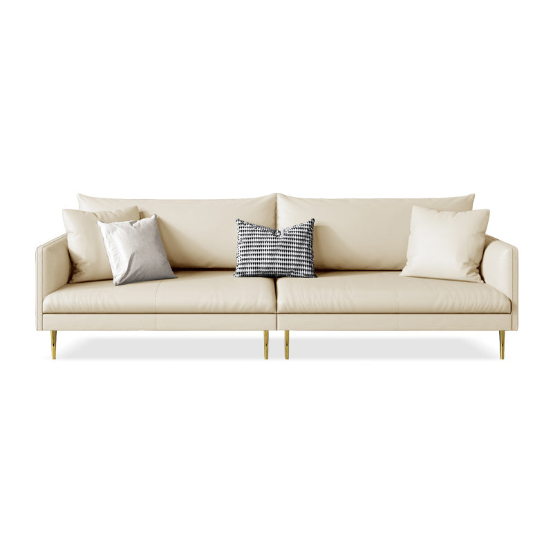 Cushions Sofa 102.36" W x 32.67" D x 33.46" H Square Arm Sofa for Living Room