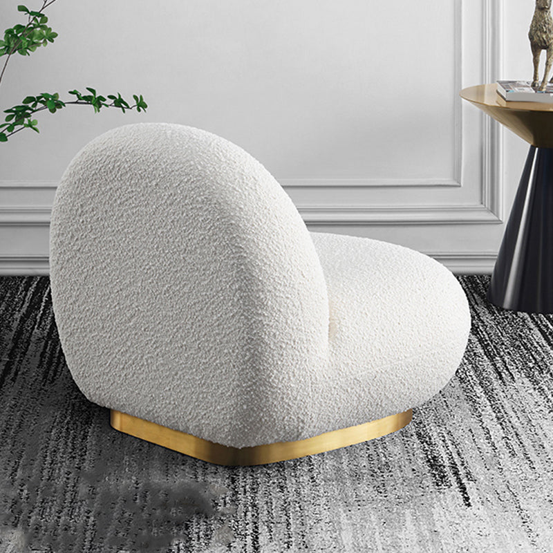 Wool Armless Parsons Chair with Fixed Back, 31.10" W √ó 28.74" L √ó 26.77" H