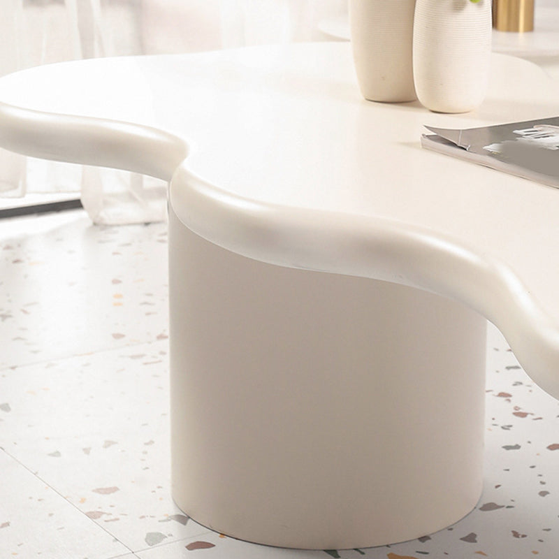 Geometric Coffee Table 1 Single Cocktail Table with 1/2 Pedestal