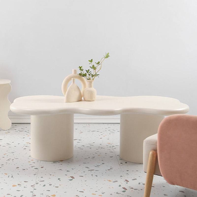 Geometric Coffee Table 1 Single Cocktail Table with 1/2 Pedestal