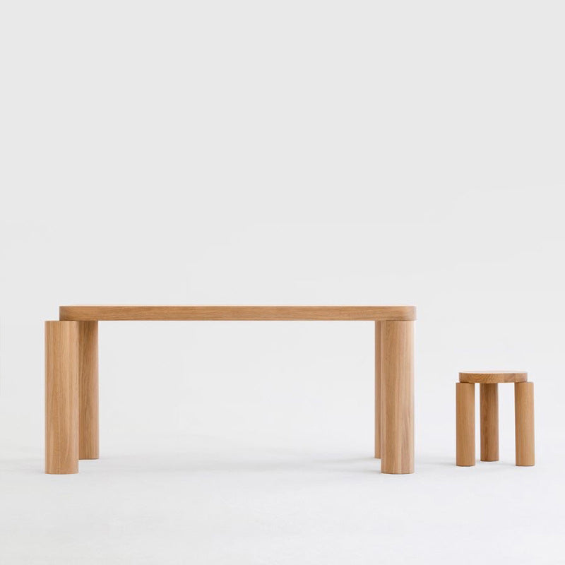 Scandinavian Wooden Round Coffee Cocktail Table 3 Legs Coffee Table