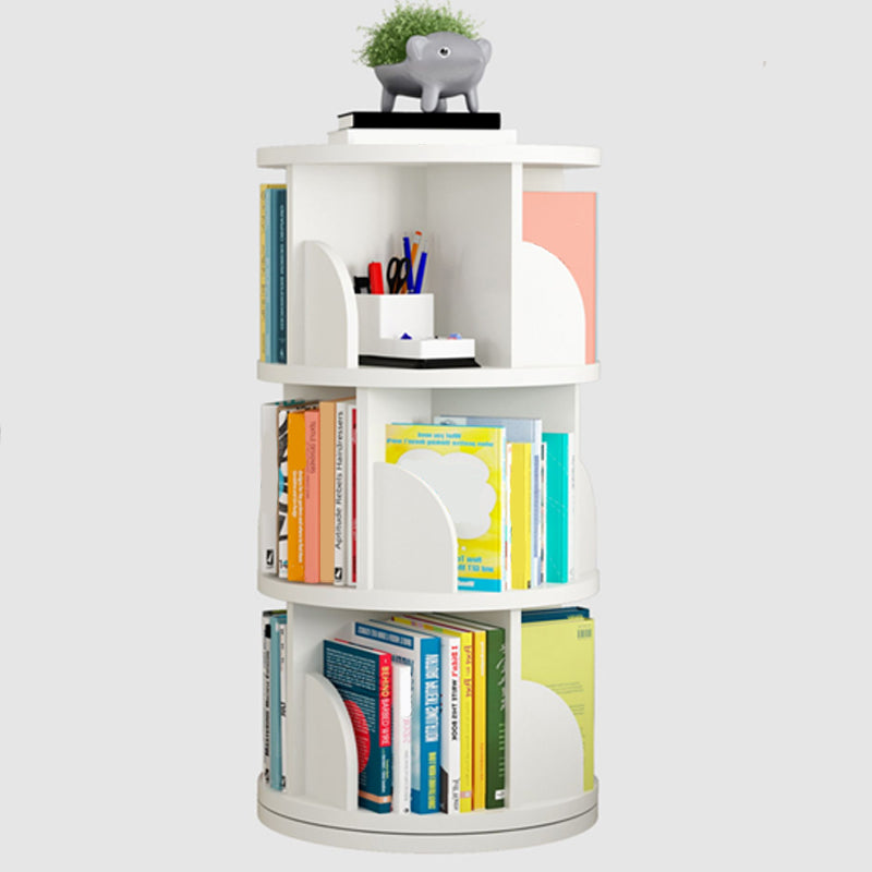 Rotatable Bookcase Contemporary Style Bookshelf for Home Office Study Room