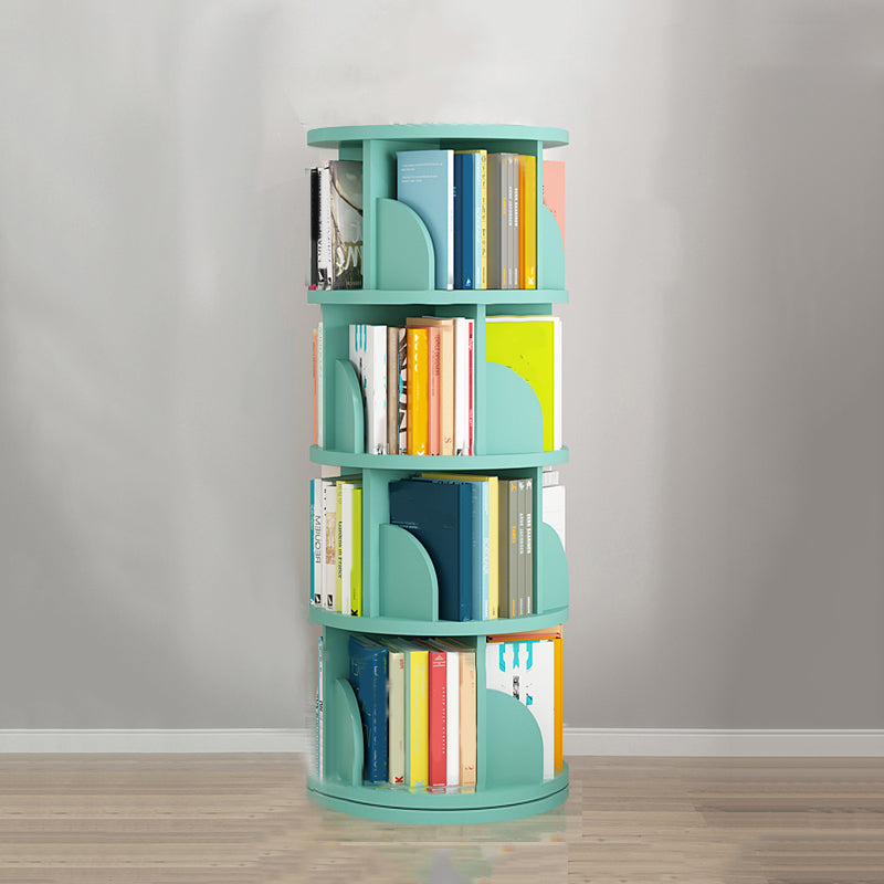 Rotatable Bookcase Contemporary Style Bookshelf for Home Office Study Room