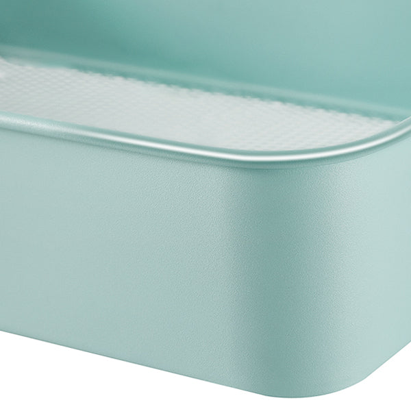 Metal Contemporary Etagere Bookshelf Vertical Open Bookcase with Caster Wheels