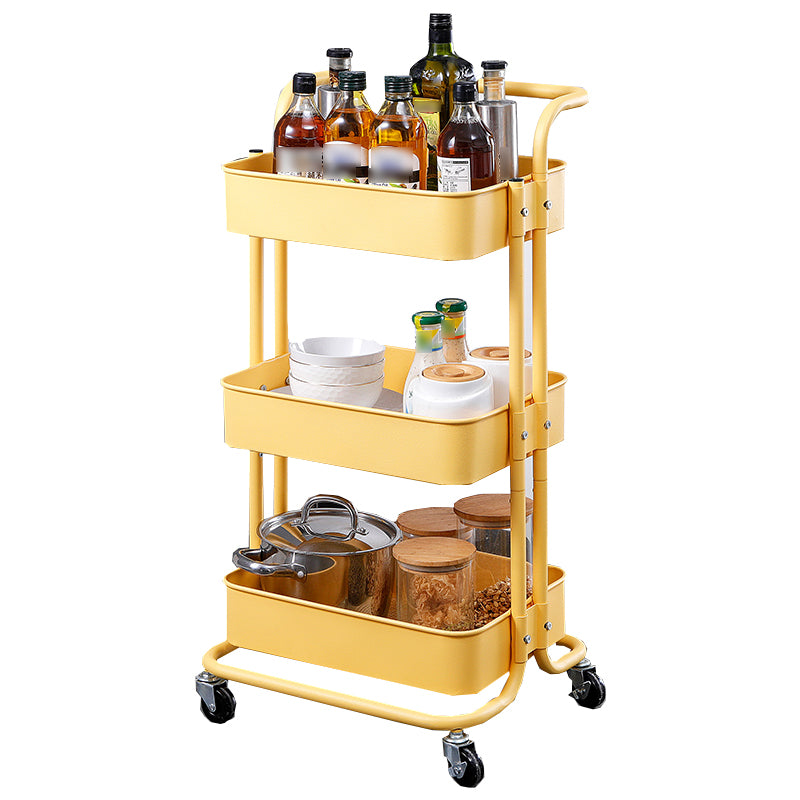 Contemporary Geometric Bookshelf Open Back Bookcase with Wheels