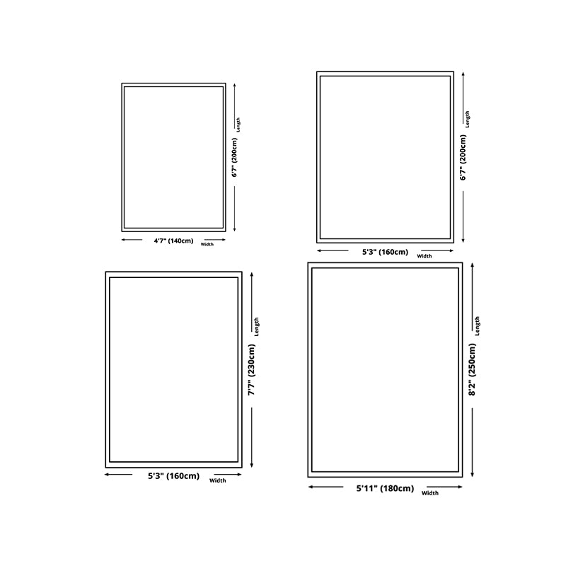 Dark Gray Modern Rug Polyester Graphic Rug Stain Resistant Rug for Home Decor