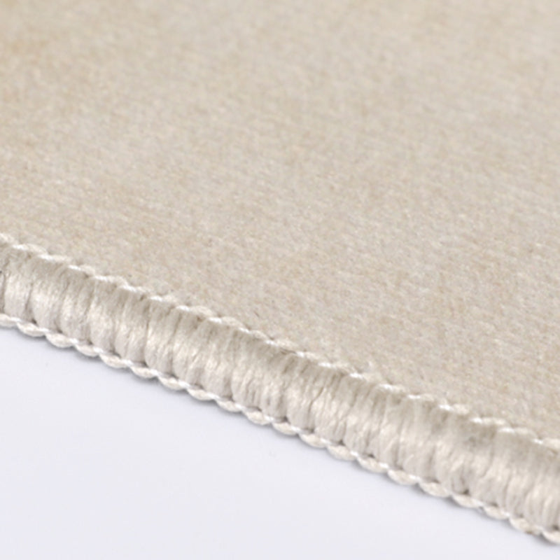 Apricot Line Rug Polyester Casual Rug Non-Slip Backing Rug for Drawing Room
