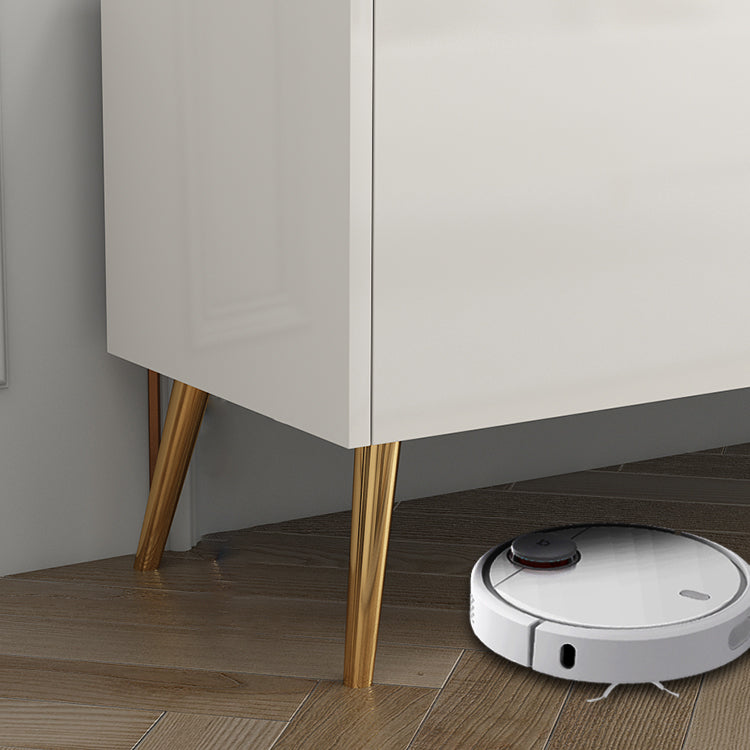 Glam TV Console with Cabinet Engineered Wood TV Media Stand with Drawers