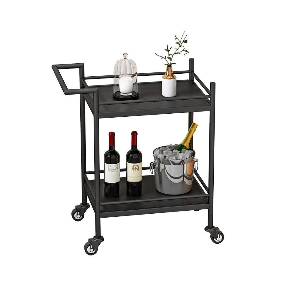 29.53" High Rolling Contemporary Prep Table Stone Prep Table