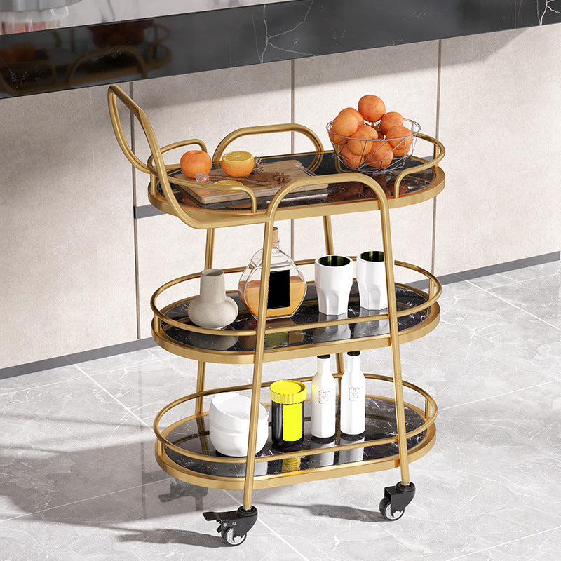 32.28" High Rolling Contemporary Prep Table Stone Prep Table for Restaurant