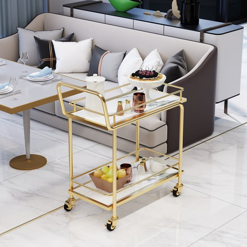 34.65" High Rolling Contemporary Prep Table Stone Prep Table for Restaurant