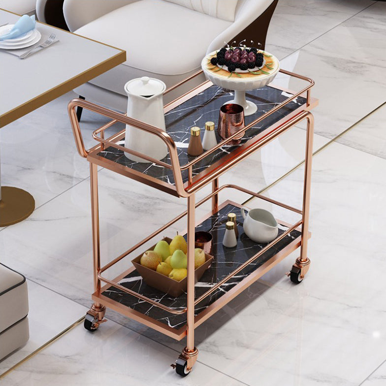 34.65" High Rolling Contemporary Prep Table Stone Prep Table for Restaurant