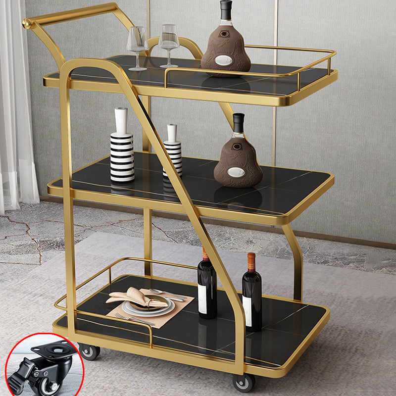 33.07" High Rolling Contemporary Prep Table Stone Prep Table for Restaurant