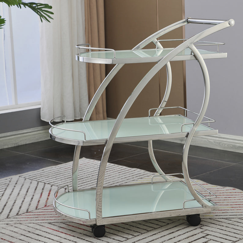 33.07" High Rolling Contemporary Prep Table Stone Prep Table for Kitchen