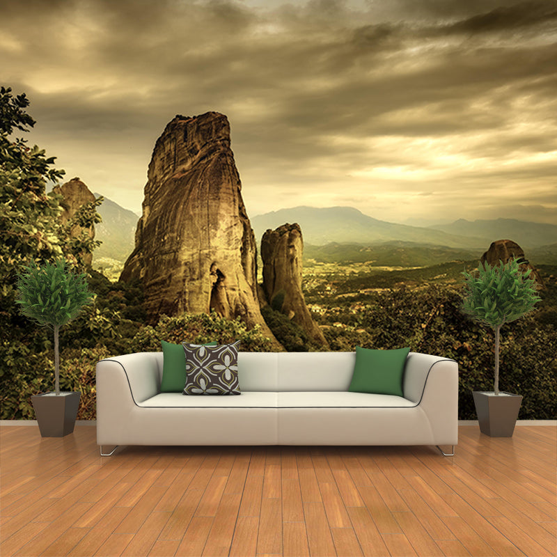 Mountain Photography Wall Mural Drawing Room Mural Wallpaper