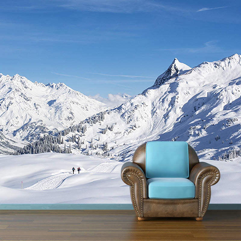 Mountain Environmental Photography Wallpaper Drawing Room Wall Mural