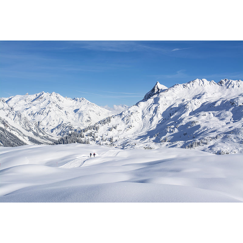 Mountain Environmental Photography Wallpaper Drawing Room Wall Mural