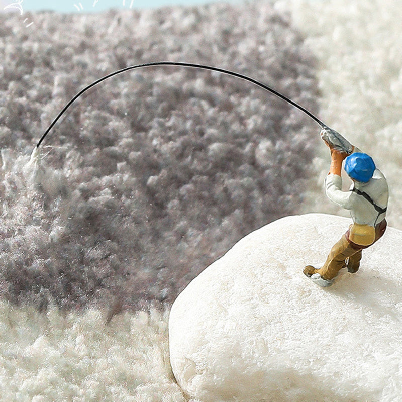 Gray Modern Rug Polyester Feather Indoor Rug Washable Rug for Living Room