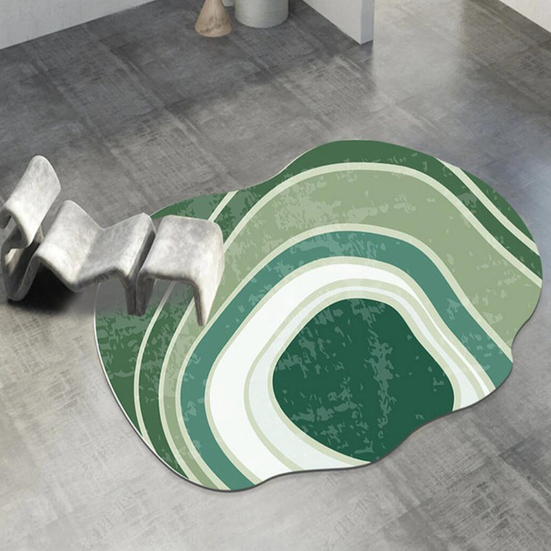 Yellow Simple Carpet Polyester Color Lump Carpet Washable Carpet for Living Room