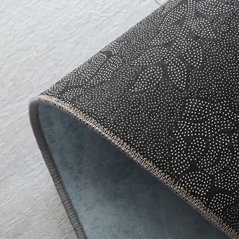 Gold Modern Carpet Polyester Graphic Carpet Stain Resistant Carpet for Living Room