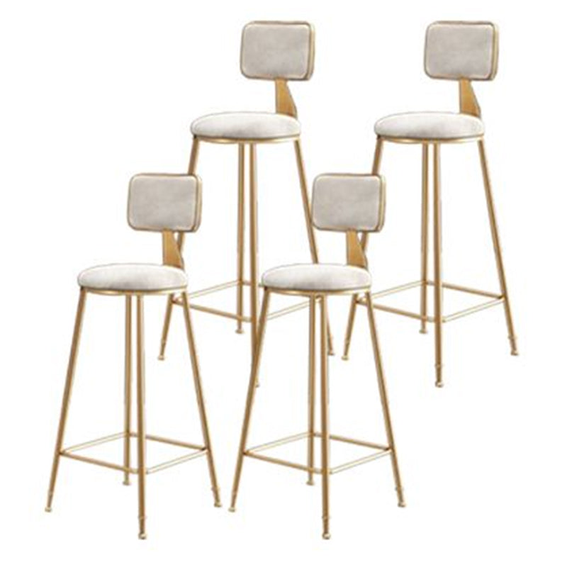 Nordic Style Metal Bar-stool Round Counter Bar Stool for Kitchen Bar