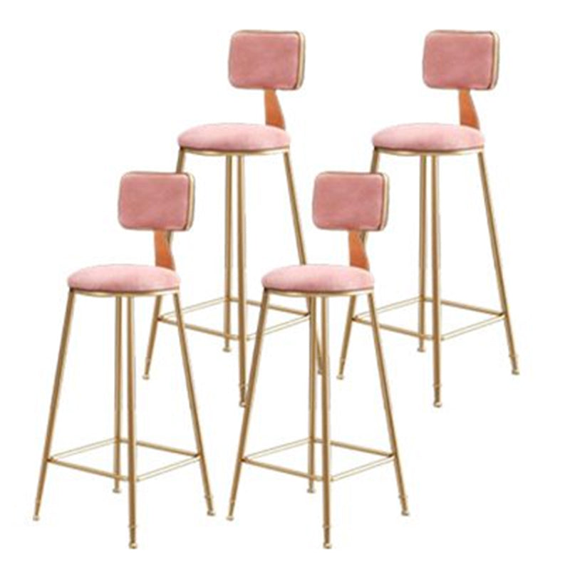 Nordic Style Metal Bar-stool Round Counter Bar Stool for Kitchen Bar