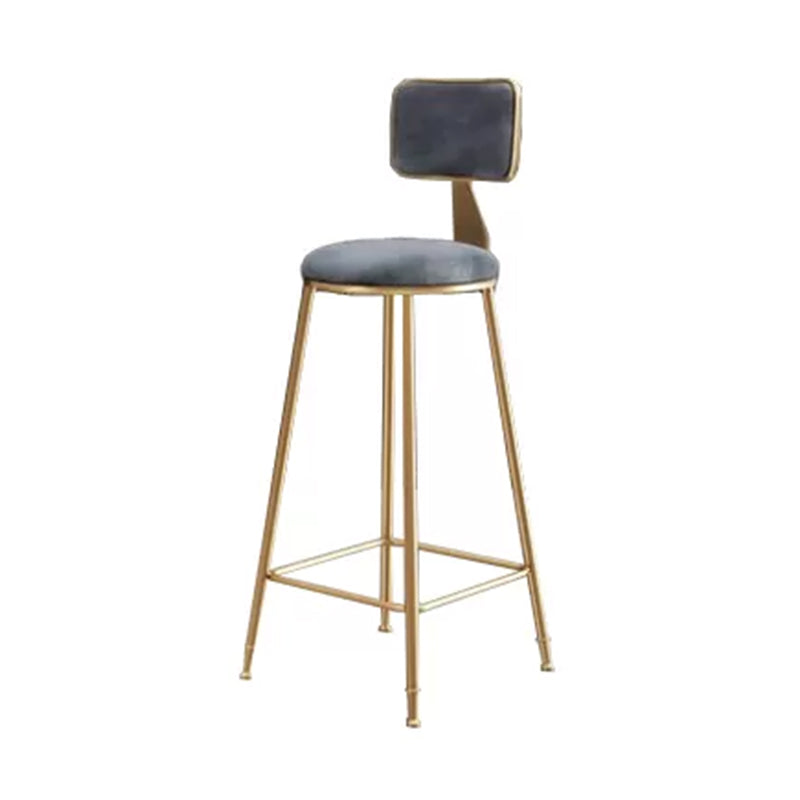 Nordic Style Metal Bar-stool Round Counter Bar Stool for Kitchen Bar