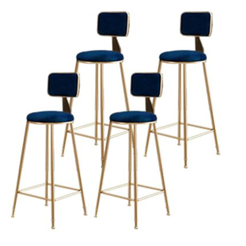 Nordic Style Metal Bar-stool Round Counter Bar Stool for Kitchen Bar