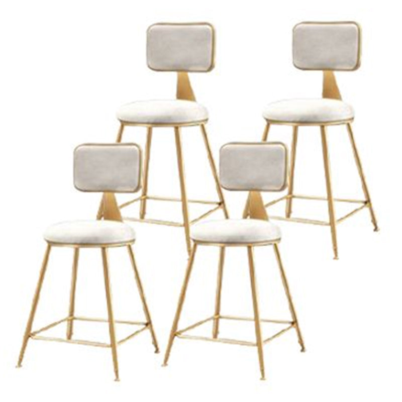 Nordic Style Metal Bar-stool Round Counter Bar Stool for Kitchen Bar