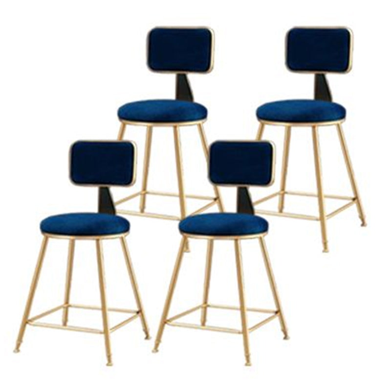 Nordic Style Metal Bar-stool Round Counter Bar Stool for Kitchen Bar