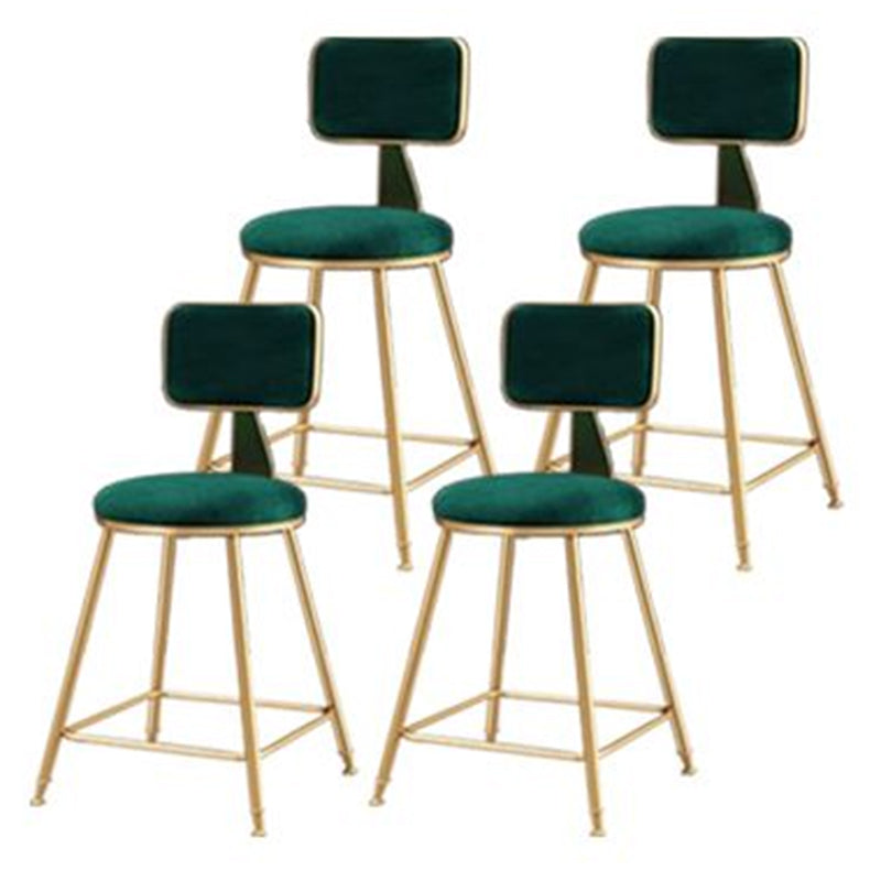Nordic Style Metal Bar-stool Round Counter Bar Stool for Kitchen Bar