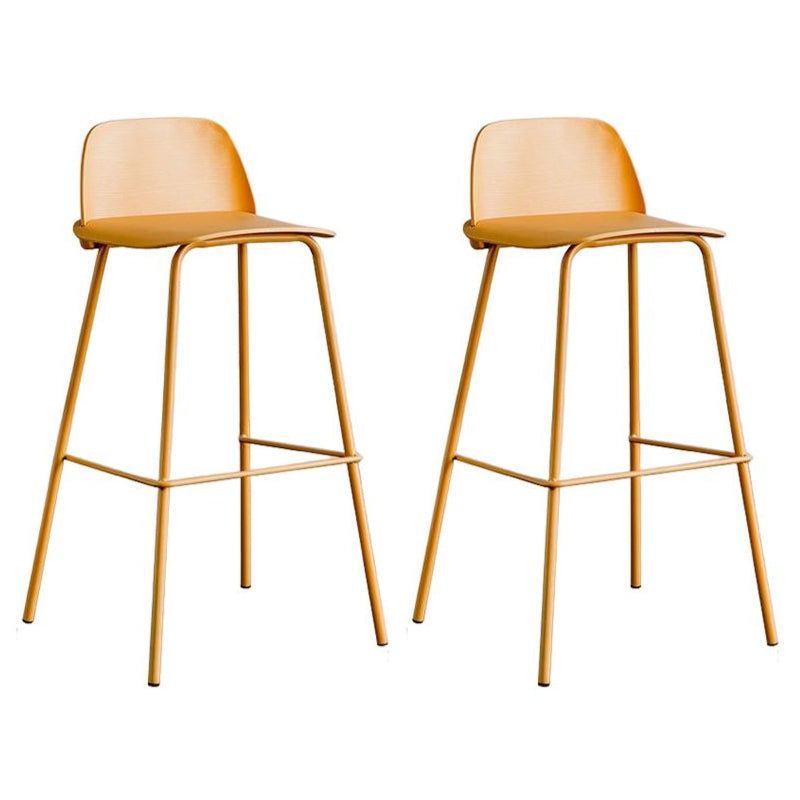 Modern Style Metal Bar-stool Plastic Counter Bar Stool for Kitchen