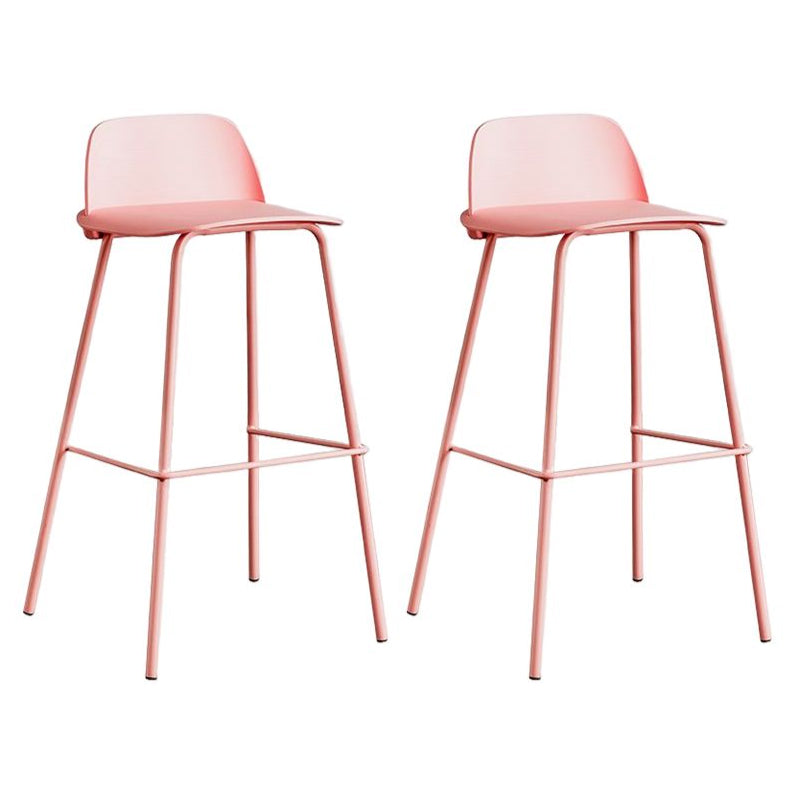 Modern Style Metal Bar-stool Plastic Counter Bar Stool for Kitchen