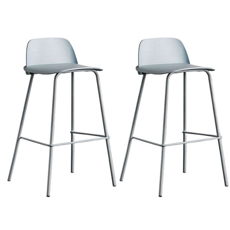 Modern Style Metal Bar-stool Plastic Counter Bar Stool for Kitchen
