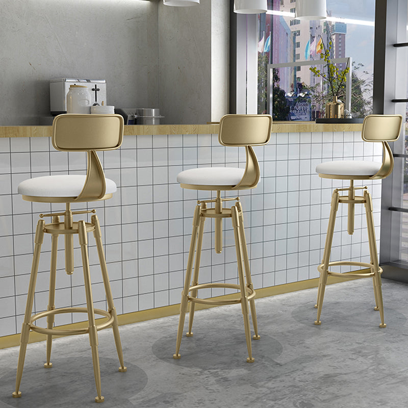 Nordic Style Metal Bar-stool Round Counter Bar Stool for Kitchen