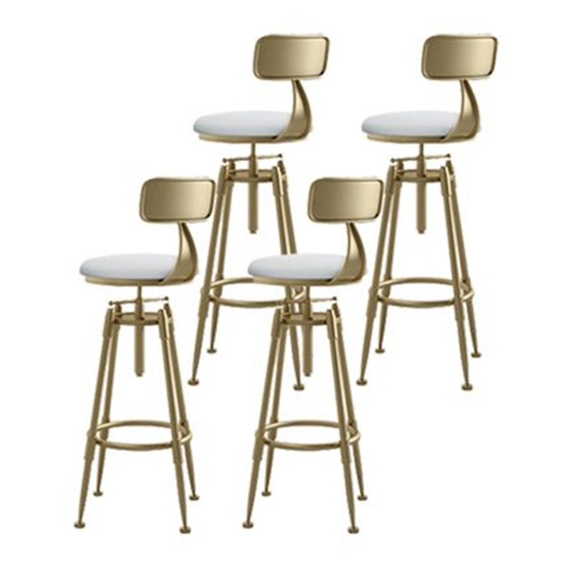 Nordic Style Metal Bar-stool Round Counter Bar Stool for Kitchen