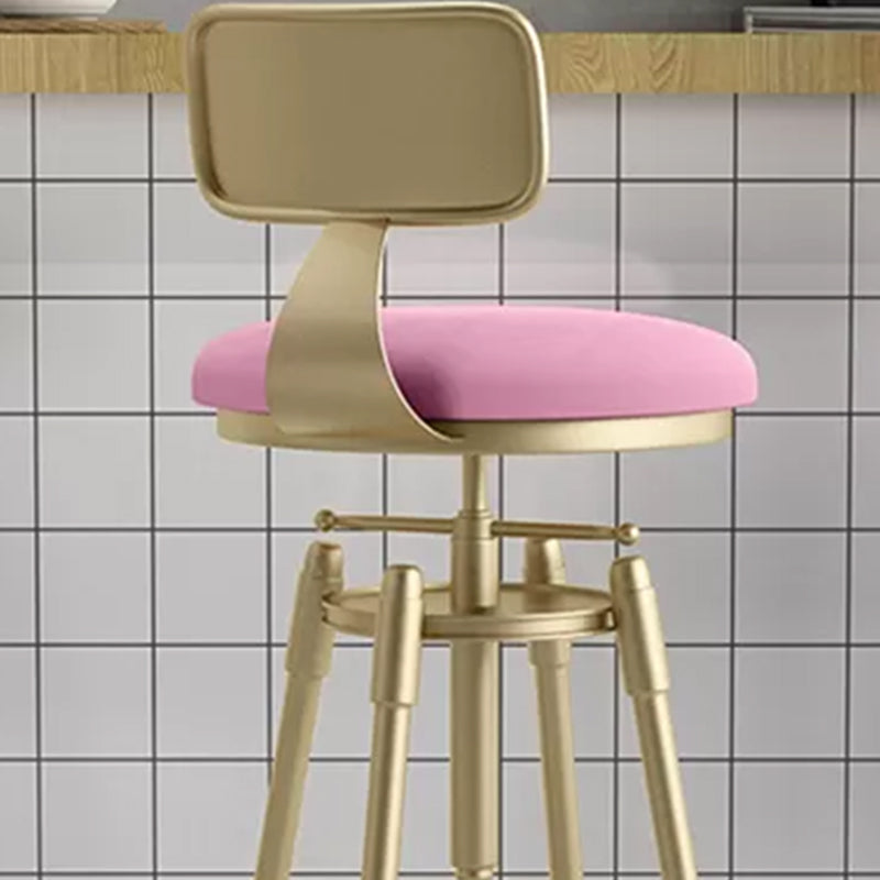 Nordic Style Metal Bar-stool Round Counter Bar Stool for Kitchen