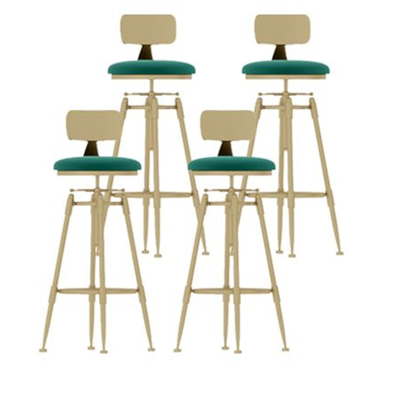 Nordic Style Metal Bar-stool Round Counter Bar Stool for Kitchen