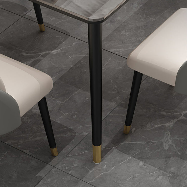 Glam Style Rectangle Dining Set 1/2/5/7 Pieces Dining Set for Dining Areas