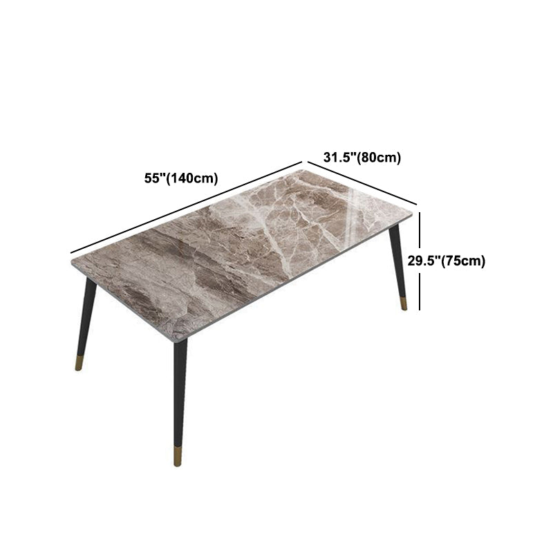 Glam Style Rectangle Dining Set 1/2/5/7 Pieces Dining Set for Dining Areas