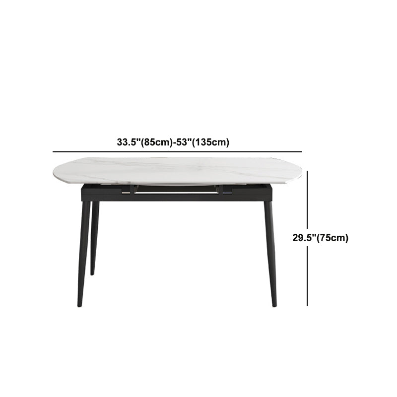 Contemporary Style Sintered Stone Dining Round Table Set 1/4/5/7 Pieces Dining Set