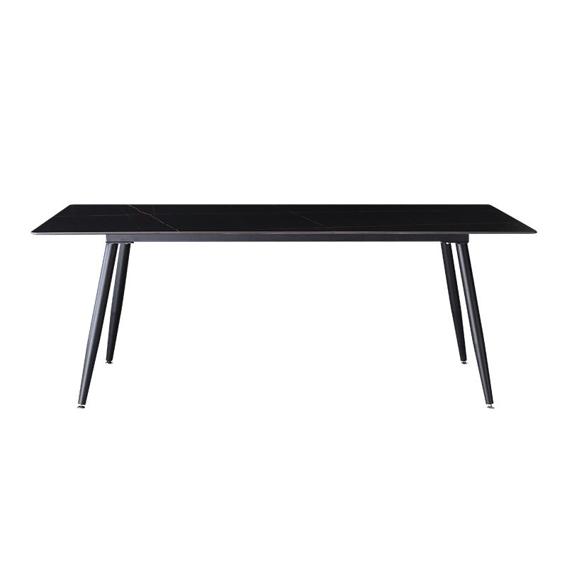 Designer Style Sintered Stone Dining Set Rectangle 1/2/5/7 Pieces Dining Area Table Set