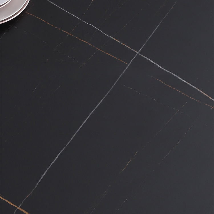 Designer Style Sintered Stone Dining Set Rectangle 1/2/5/7 Pieces Dining Area Table Set