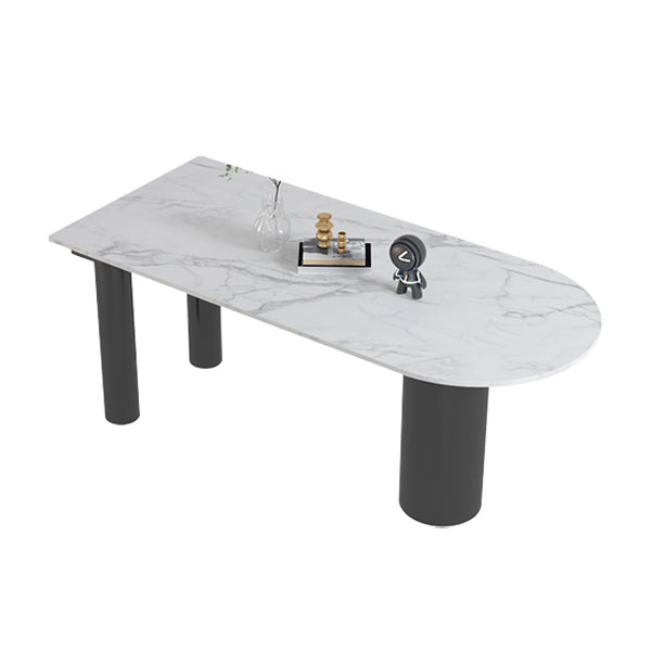 Sintered Stone Dining Table Modern White Dining Table for Kitchen