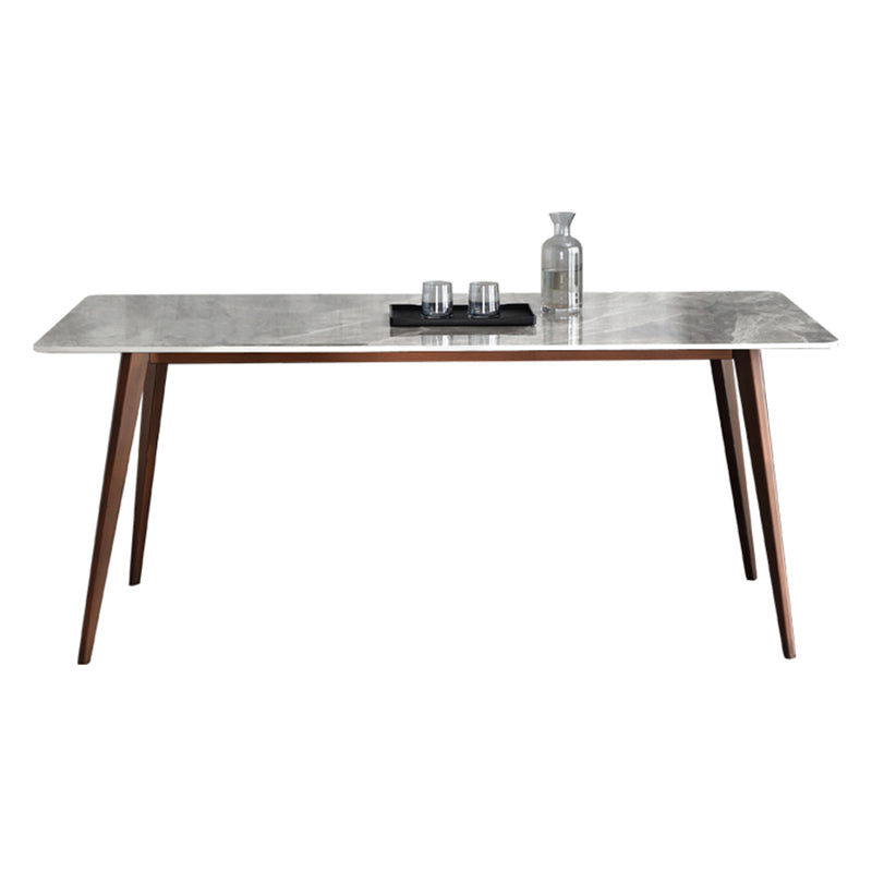Sintered Stone Rectangle Dining Table Modern Kitchen Table for Dining Room