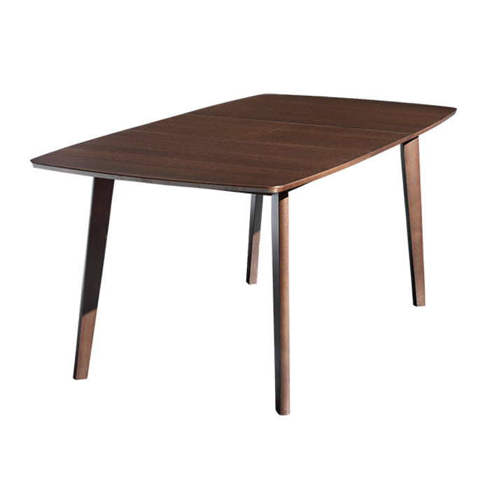 Extendable Modern Beech Wood Table for Restaurant Rectangle Dining Table with 4 Legs