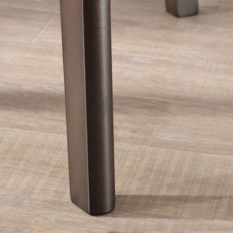 Extendable Modern Beech Wood Table for Restaurant Rectangle Dining Table with 4 Legs