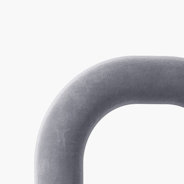 Contemporary Velvet Armless Dining Chairs Metal Dining Chair for Home Use