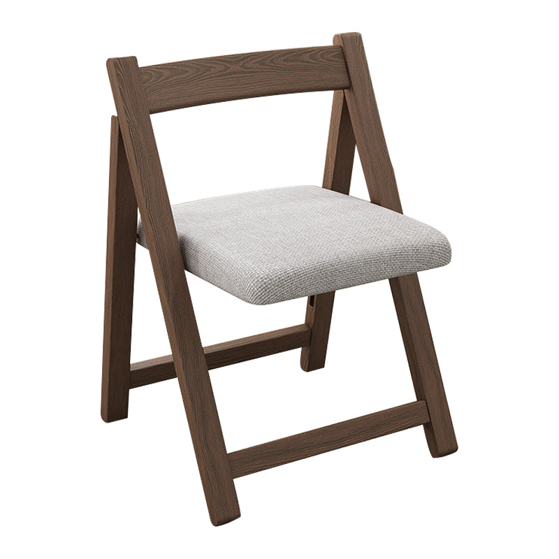 Modern Wood Dining Room Chair Armless Folding Side Chair for Home Use