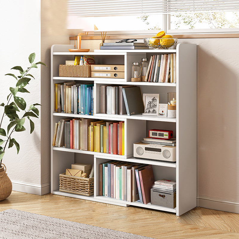 Flexible Bookshelf Contemporary Style Bookcase for Study Room and Office